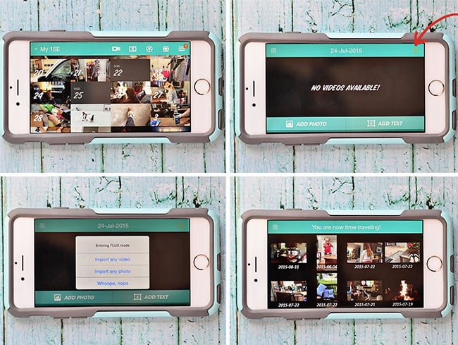 Documenting Life - One Second Everyday | How to import video from another day into 1SE app. Details at cetcu.com