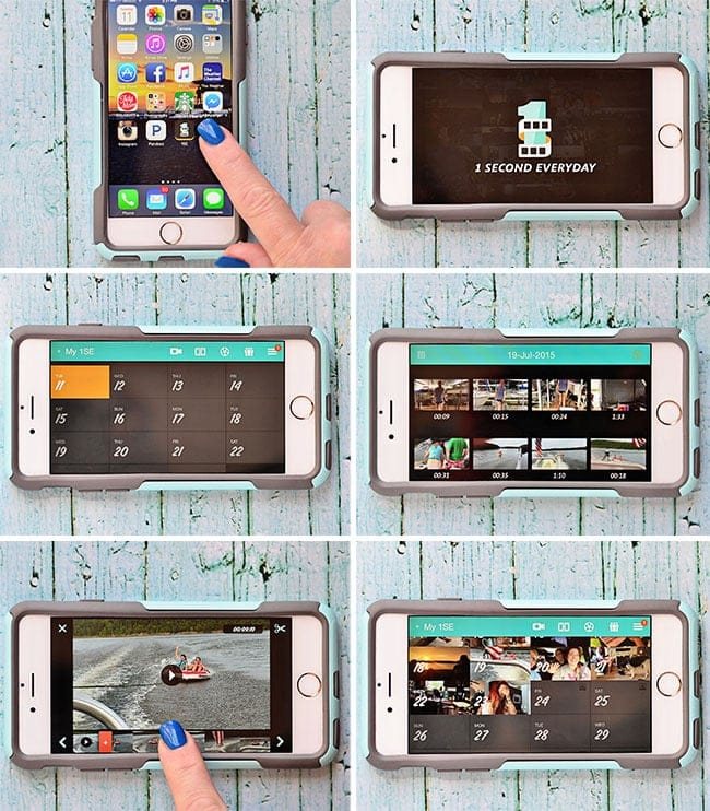 Documenting Life - One Second Everyday |How to save a video clip in 1 Second Everyday app Details at cetcu.com