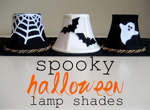 spooky halloween lamp shades