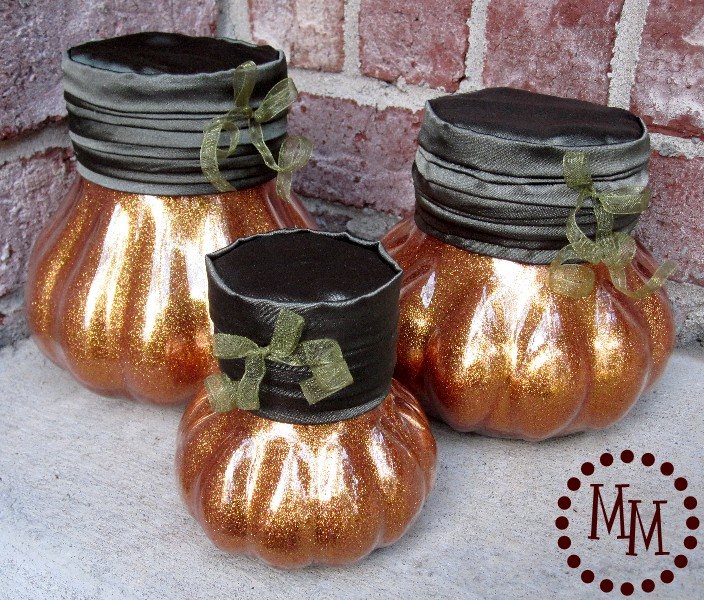 Glitter Pumpkins