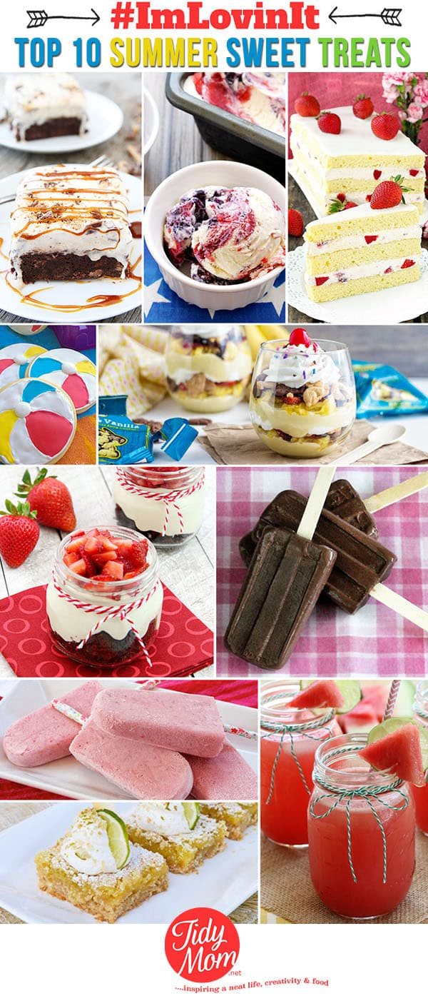 Top 10 Summer Sweet Treats at cetcu.com #ImLovinIt