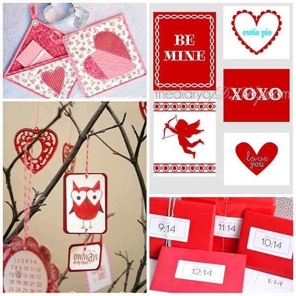 Valentine Crafts Collage