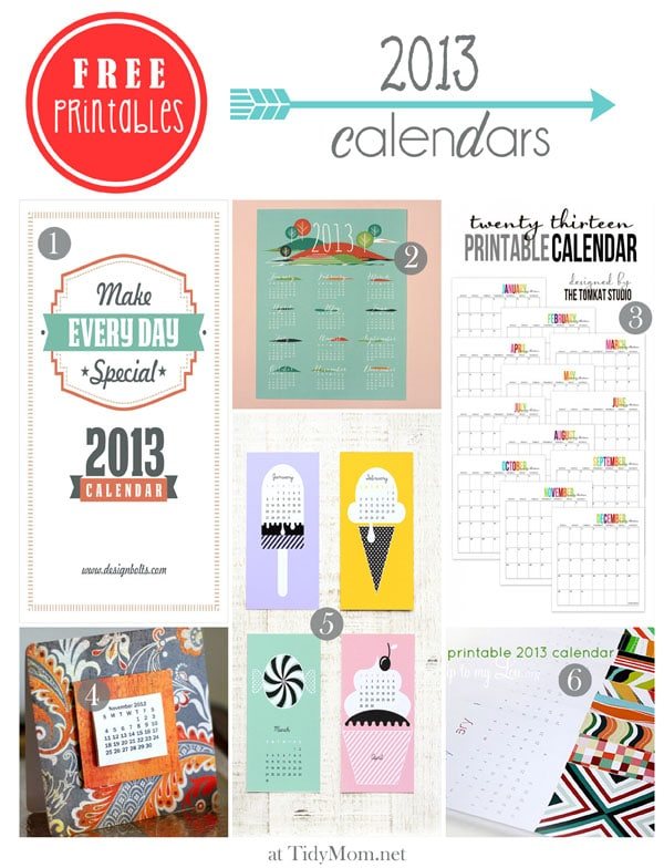 2013 Printable Calendars | HP Envy Printer {Giveaway}