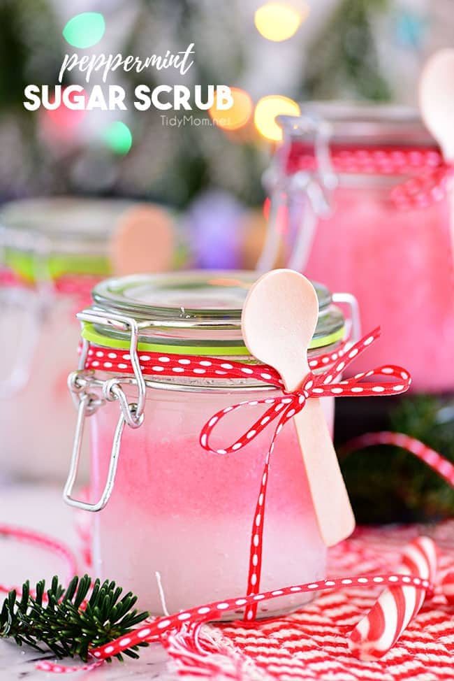 3 Ingredient Peppermint Sugar Scrub