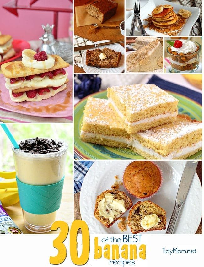 30 of the Best Banana Recipes at cetcu.com