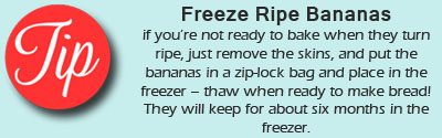 How to Freeze Ripe Bananas at cetcu.com