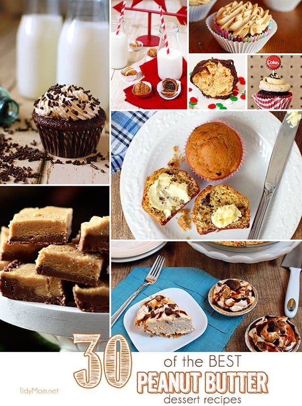 30 of the BEST Peanut Butter Dessert Recipes at cetcu.com