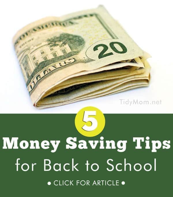 5 tips for Saving Money on Back to School