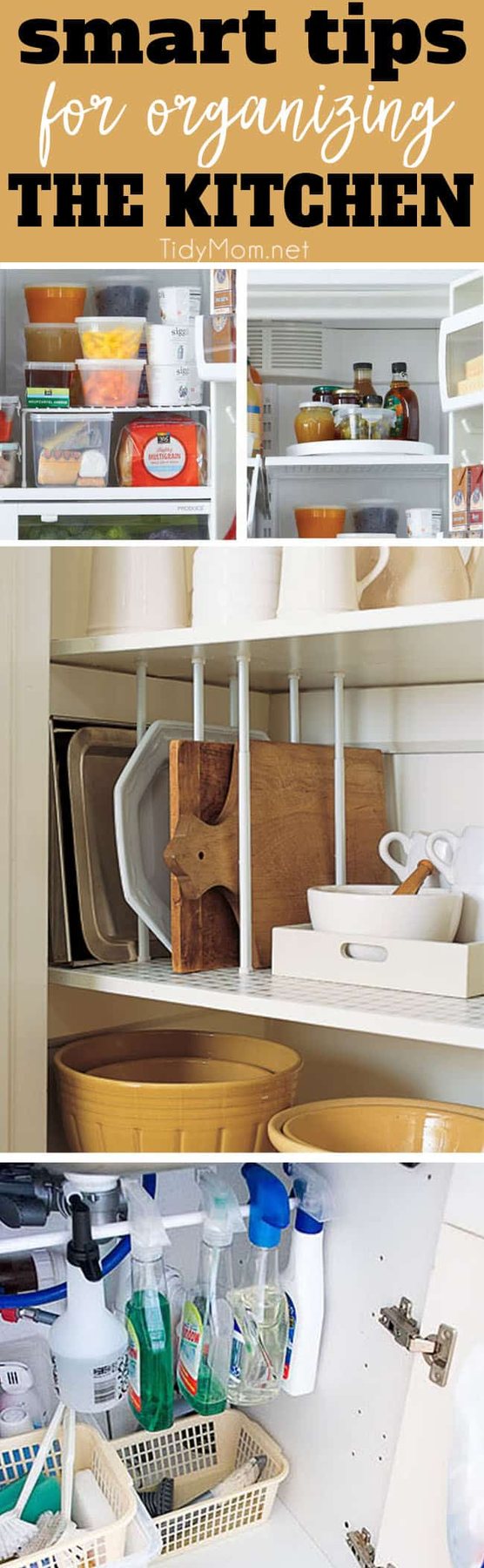 What makes a great kitchen is how you organize it. Learn 8 smart organizing tips to help you get your kitchen organized in no time! Smart Organizing Tips for the Kitchen at cetcu.com