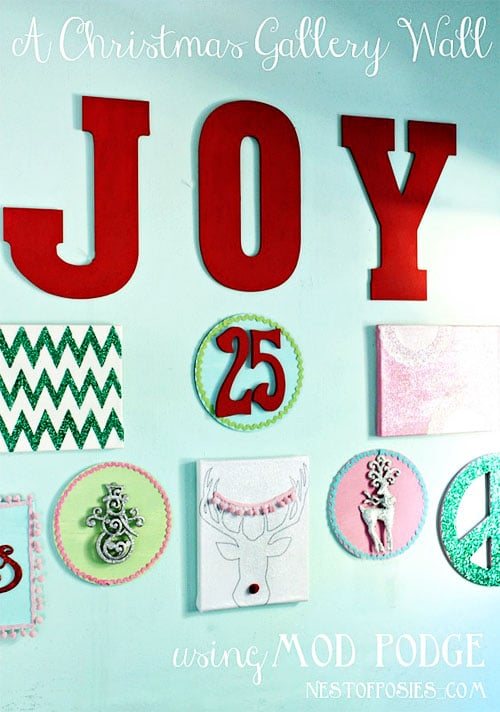 A Christmas Gallery Wall