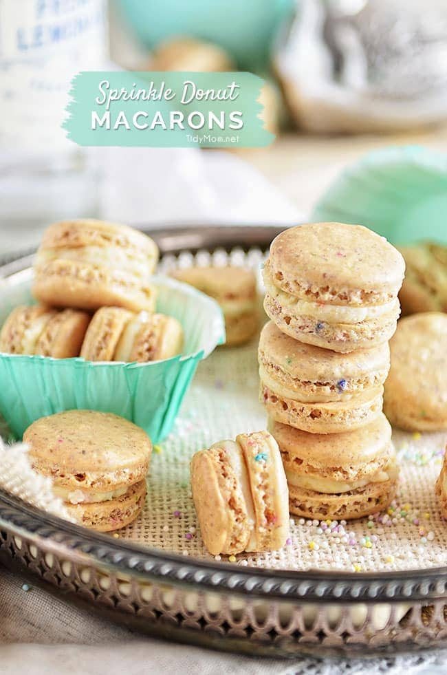 Sprinkle Donut Macarons