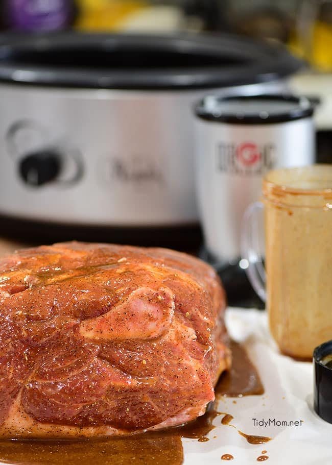 This Amazing Pulled Pork recipe is made in a slow cook roaster for a tender, juicy pulled pork sandwich that is always a big hit! Get this pulled pork recipe at cetcu.com