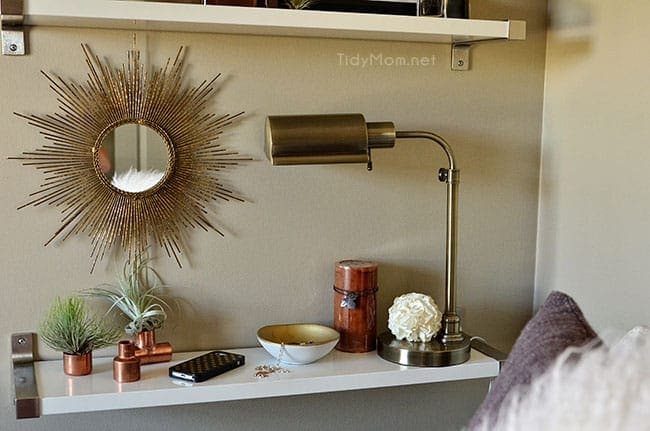Ikea Ekby Shelves and air plants at cetcu.com