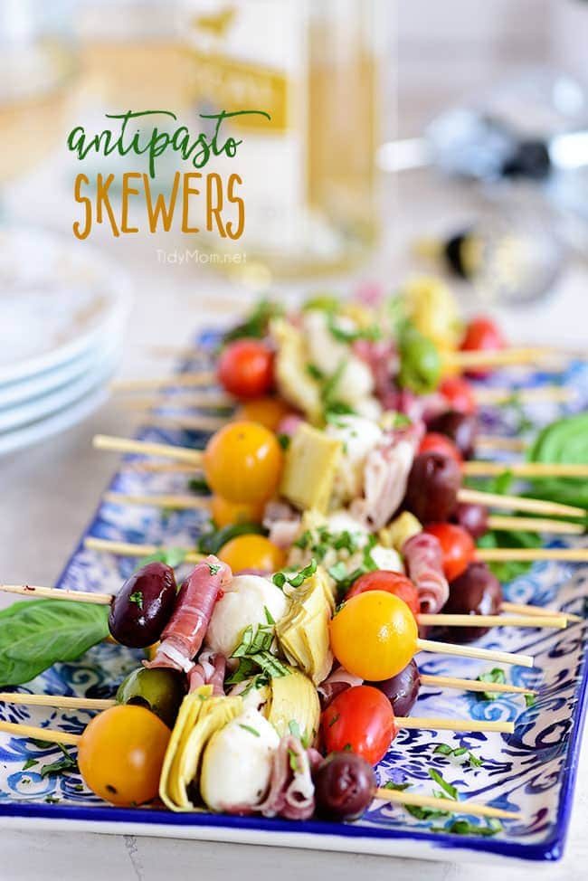 Antipasto Skewers – Easy Party Appetizer