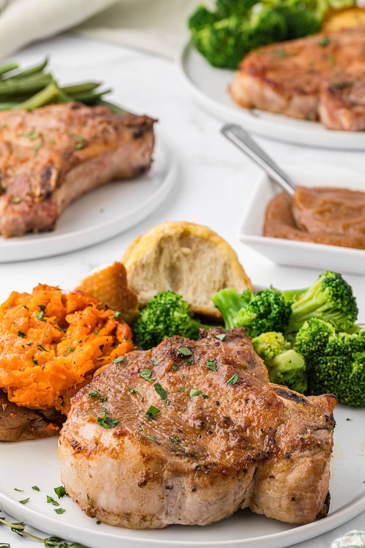Apple Butter Pork Chops – Easy Glazed Pork Chops