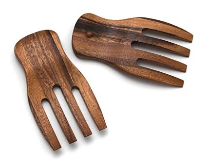 Wood Salad Hands