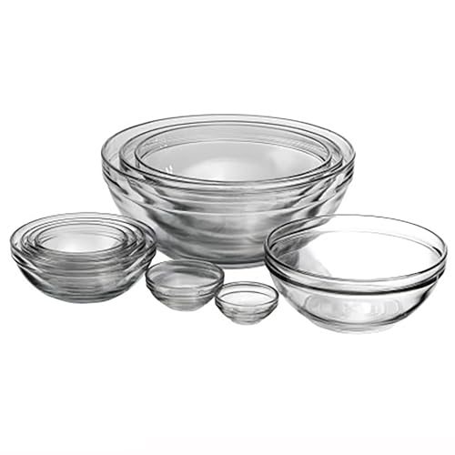 Glass Mixing Bowls – 10-Piece Nesting Set