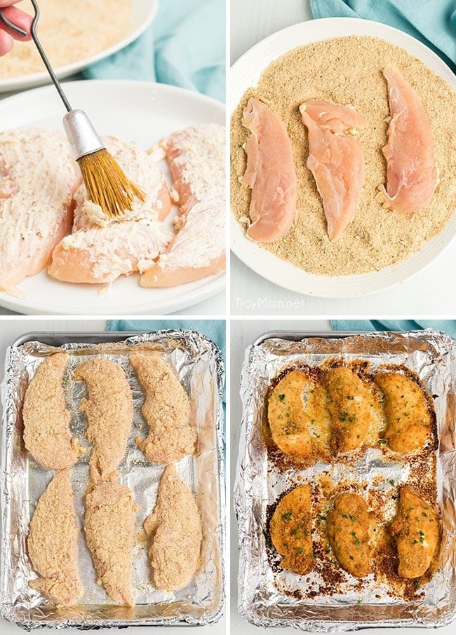 how to make bread chicken tenders