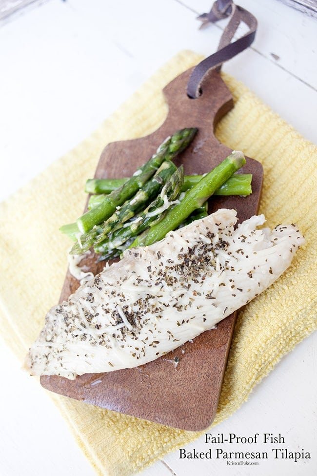 Baked Parmesan Tilapia by Capturing Joy recipe at cetcu.com