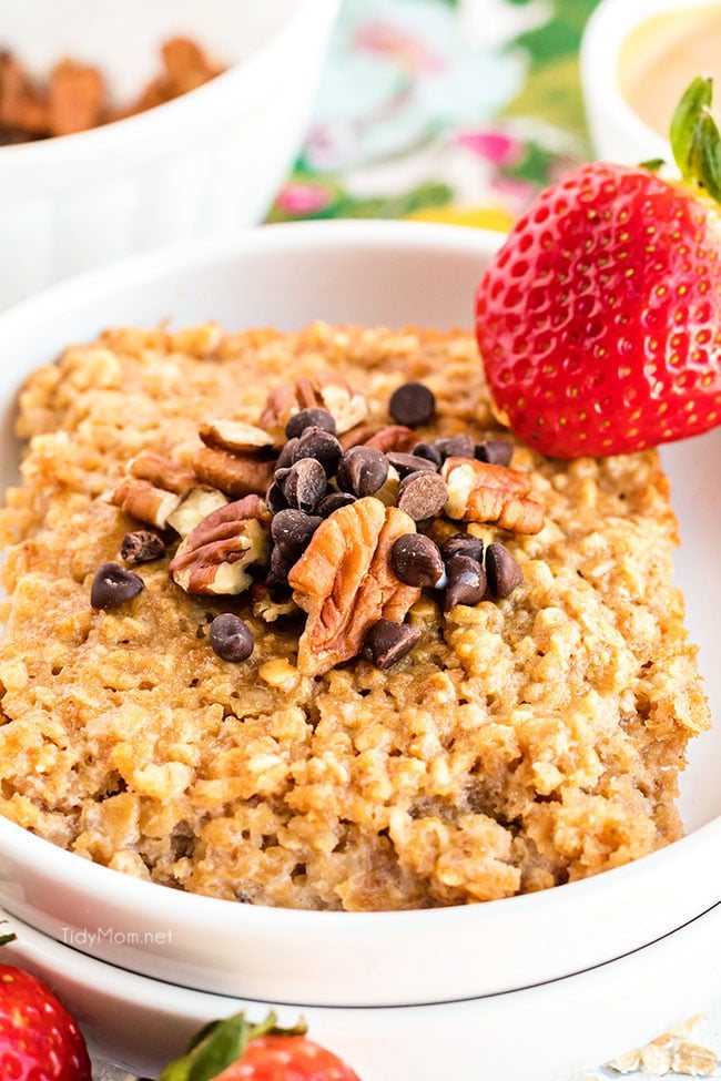 Baked Peanut Butter Oatmeal