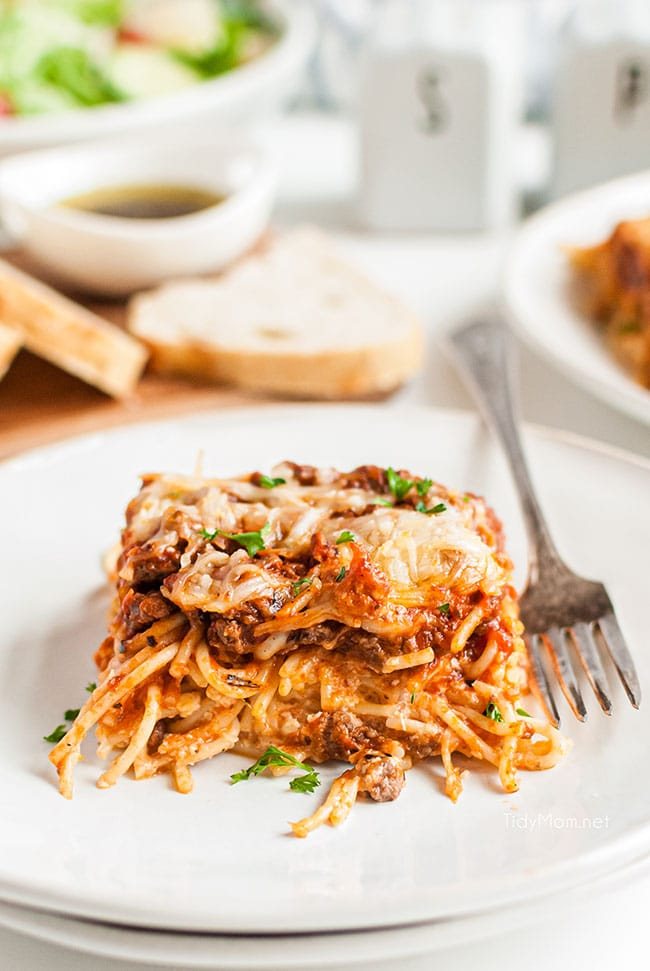 Baked Spaghetti & Fix-it and Freeze-it Tips {VIDEO}