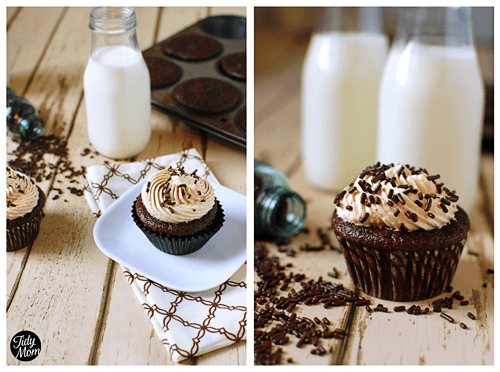 Banana Buster Brown Cupcakes