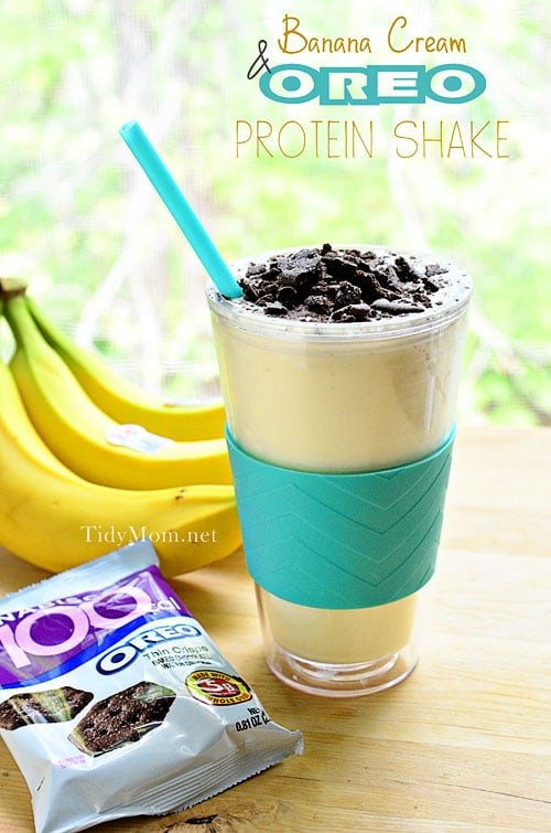 Banana Cream Oreo Protein Shake