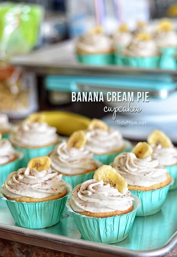 Banana Cream Pie Cupcakes