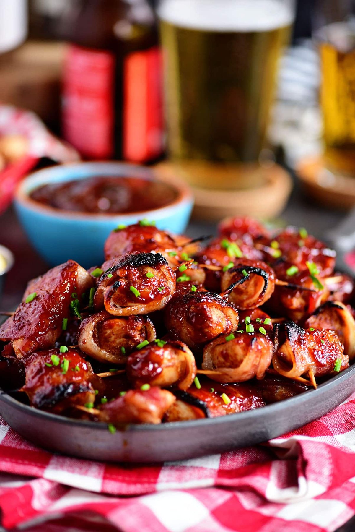 BBQ Bacon Wrapped Chicken Bites