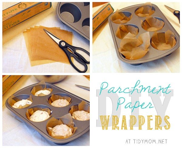 DIY Parchment Paper Wrappers at cetcu.com