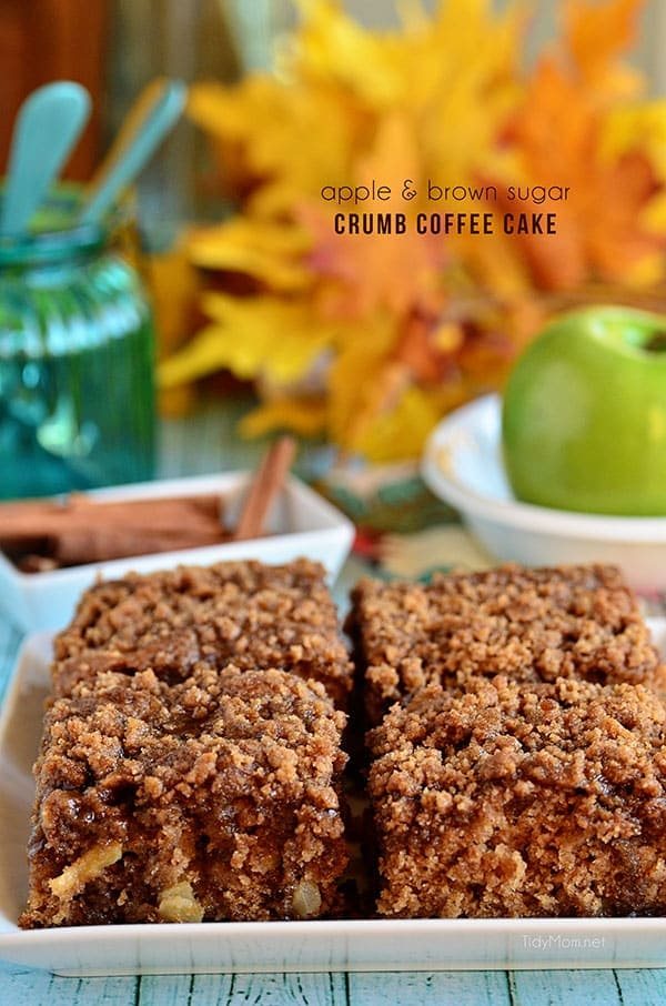 Apple & Brown Sugar Crumb Coffee Cake