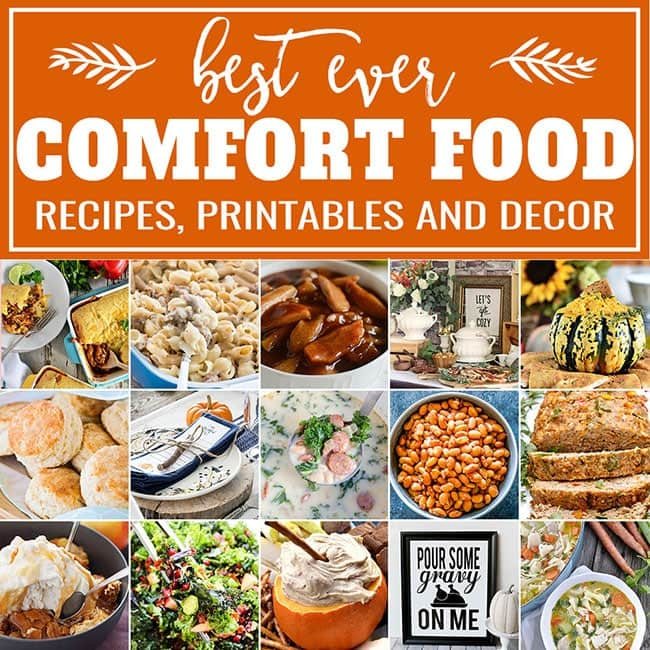 Best Comfort Food Meal Plan to Keep Your Belly Full!