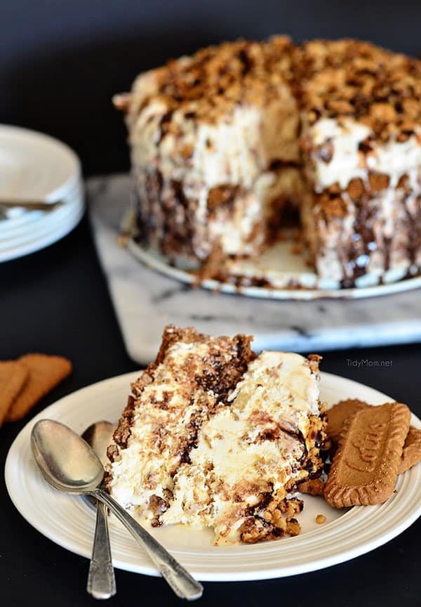 Biscoff Cookie Crunch Ice Cream Cake recipe at cetcu.com