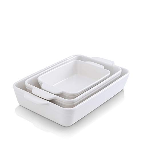 Bakeware Set (Set of 3, White)