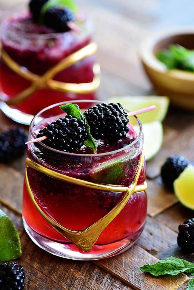 Prepare yourself for the weekend with a refreshing Blackberry Dark and Stormy. Light and fruity, and just boozy enough to make the perfect summer drink.