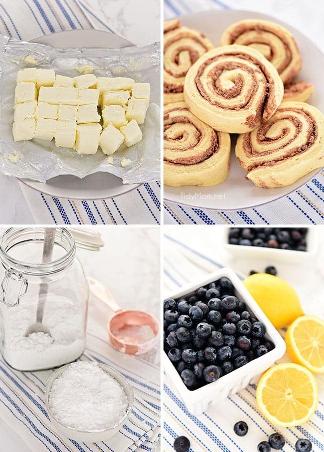 Blueberry Breakfast Casserole ingredients