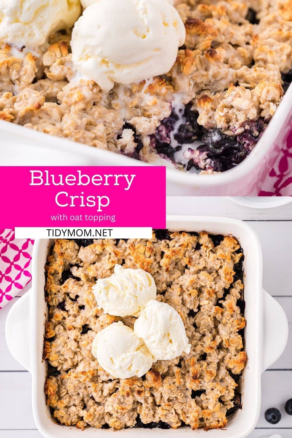 berry crisp photo collage