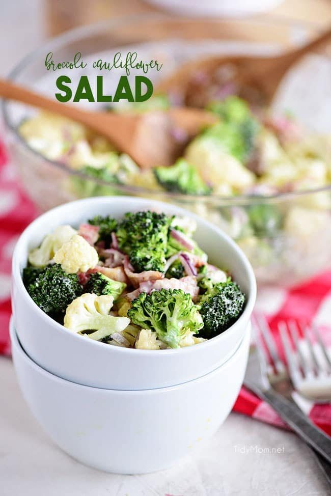 Favorite Broccoli Cauliflower Salad