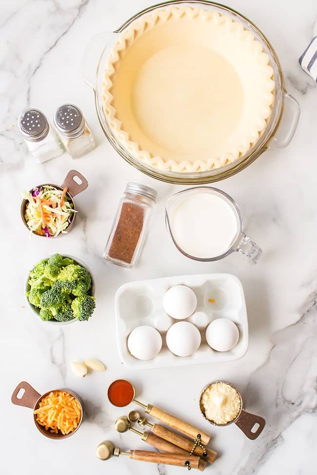 broccoli cheddar quiche with frozen pie crust ingredients