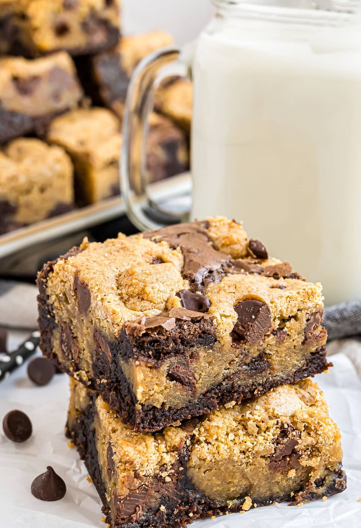 Easy Brookie Bars (Brownie Cookie Bars)