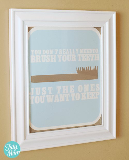 Simple Reminders for Healthy Teeth {free printables}