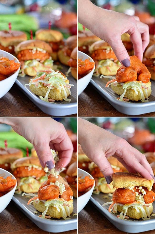 Beer Battered Buffalo Shrimp Sliders recipe at cetcu.com