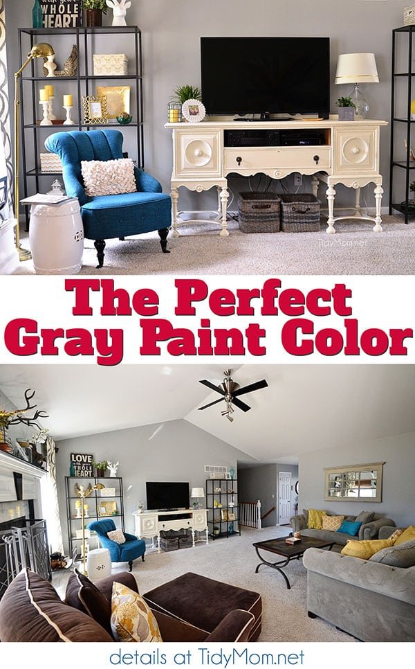 The Perfect Gray Paint Color from Benjamin Moore at cetcu.com