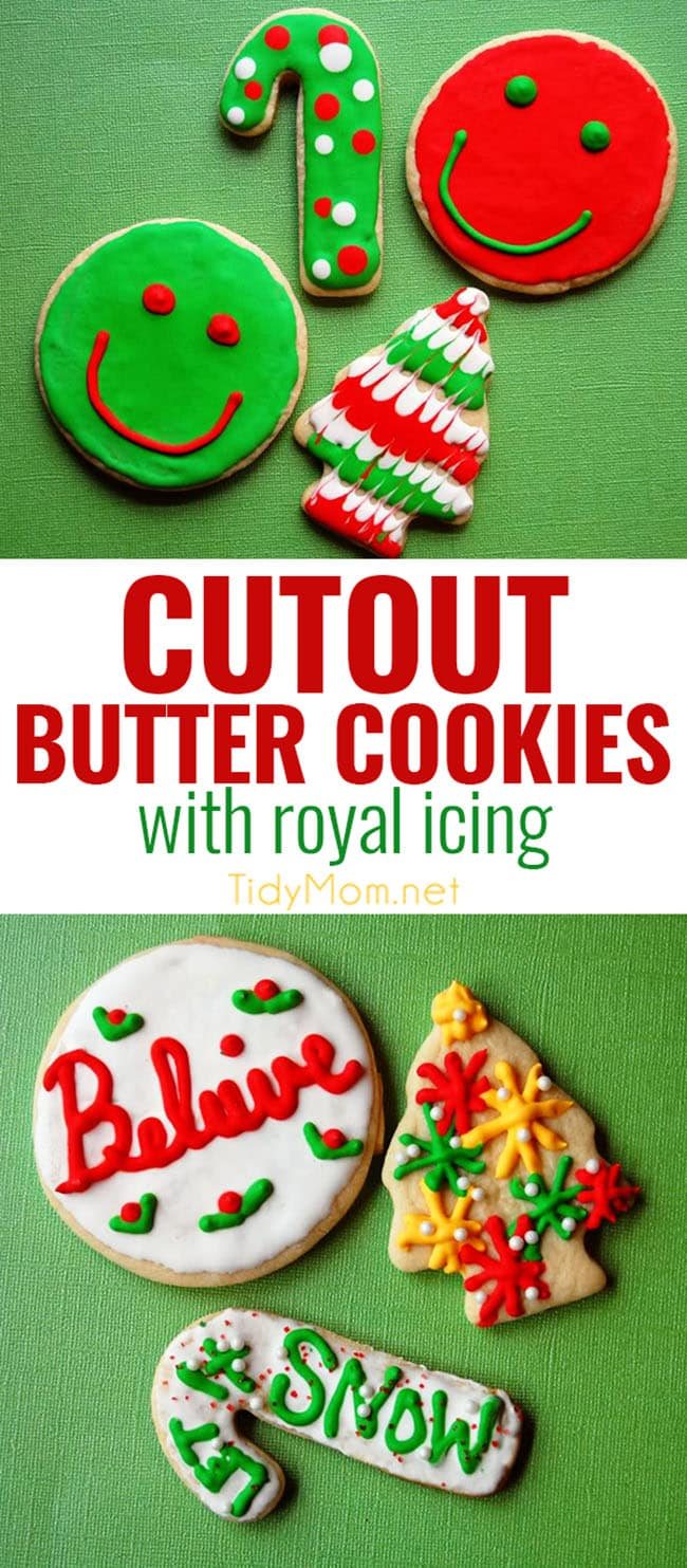 This Butter Cookie is the best recipe for cutout cookies and decorating with royal icing. Butter cookies are softer than a sugar cookie, but not as soft and crumbly as shortbread, making them the perfect cookie for decorating for the holidays! Between its ability to hold its shape, bake beautifully, and its delicious flavor, this butter cookie recipe has been a favorite in our family for decades. PRINT the RECIPE at cetcu.com