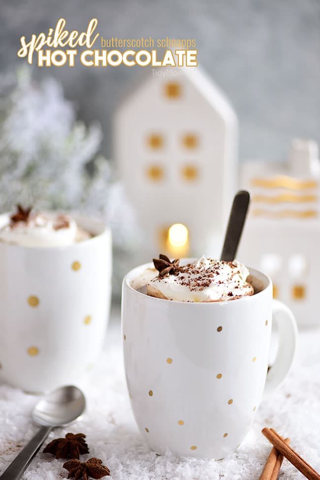 Butterscotch Schnapps Spiked Hot Chocolate