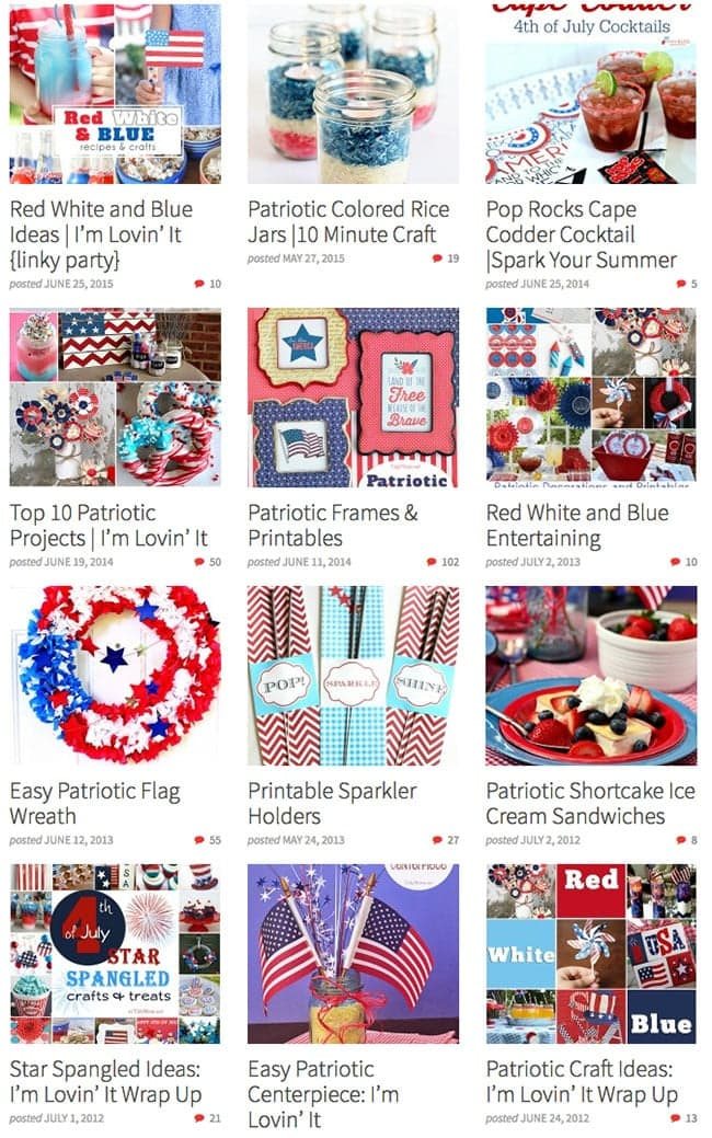 Patriotic recipes, crafts and printables. Fun Red, White and Blue ideas for Fourth of July and Memorial Day at cetcu.com