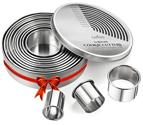 Round Cookie Biscuit Cutter Set