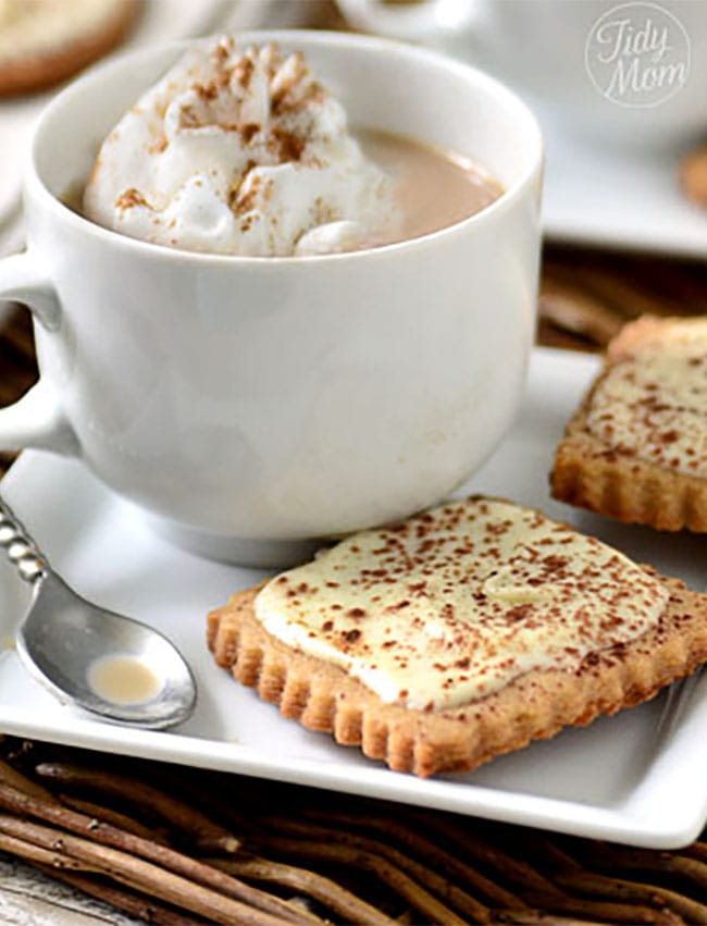 square cut CAPPUCCINO COOKIES