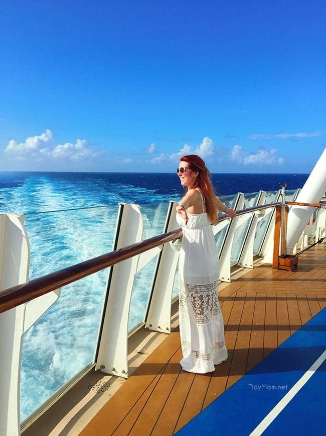on deck of Royal Caribbean's Oasis of the Seas cruise ship image