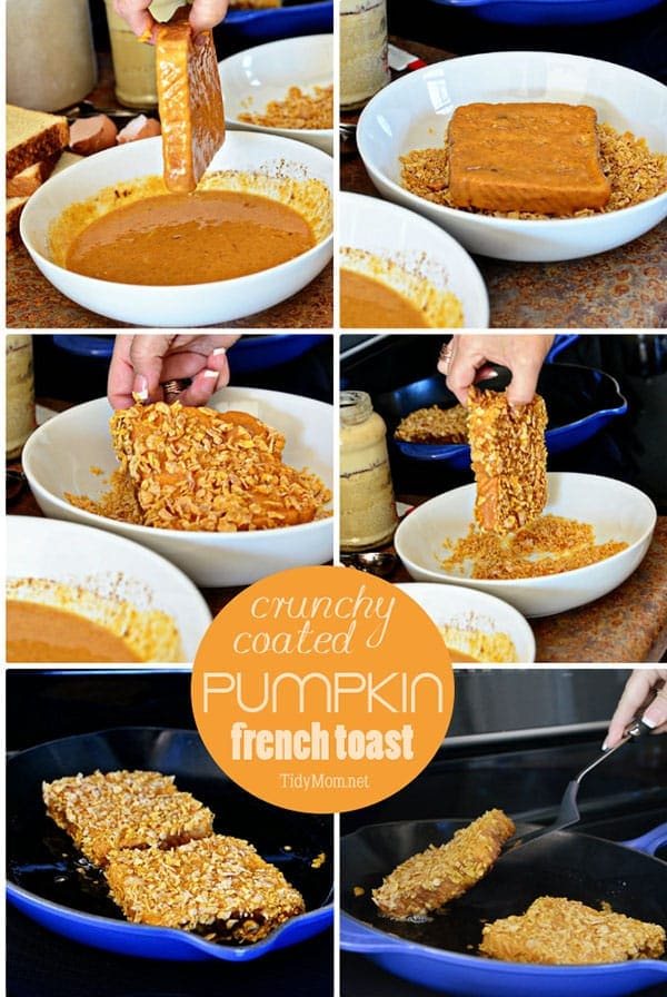 How to make Crunchy Coated Pumpkin French Toast recipe at cetcu.com